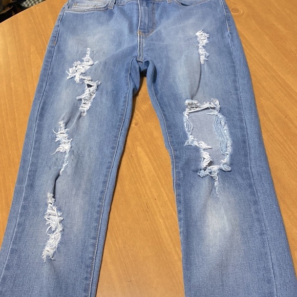 Fashion Nova Jeans - Distressed High Waisted Skinny Women’s 9/W28 - Picture 8 of 15